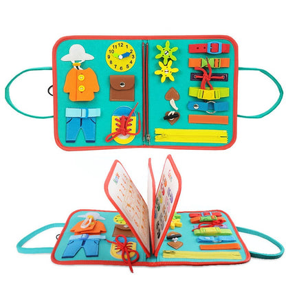 Space Theme Montessori Busy Board Educational Toy for Toddlers 5