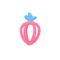 Silicone Strawberry Teething Toy Baby Teether for 3 Months and Up 6
