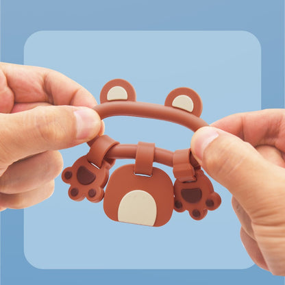 Silicone Teething Toy Animal Bracelet for Baby 3+ Months 5