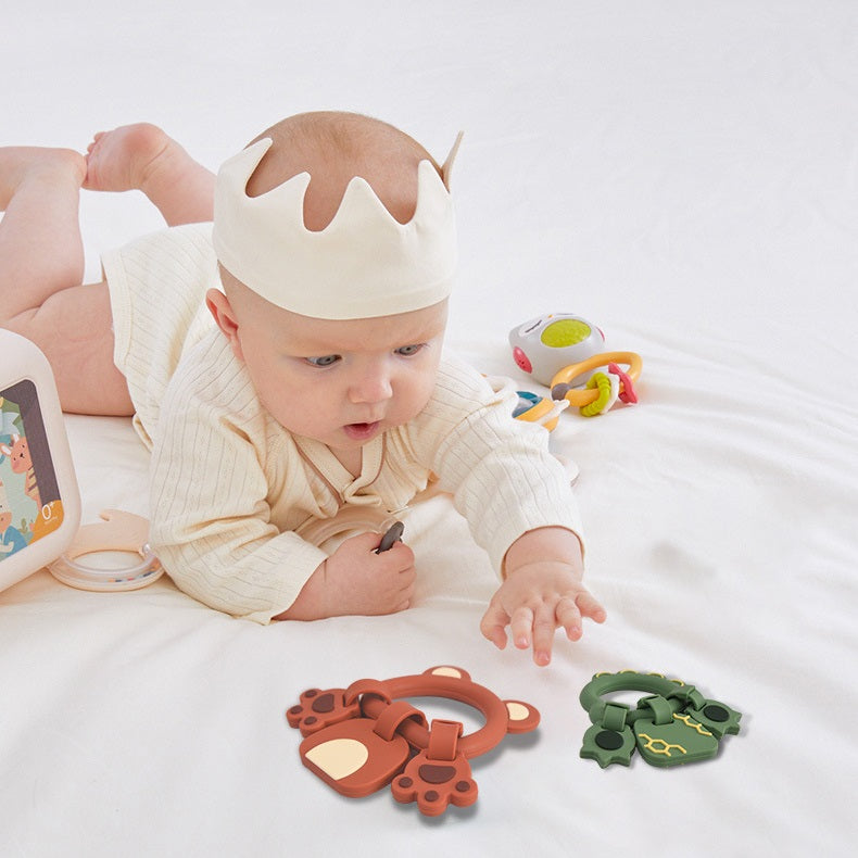 Silicone Teething Toy Animal Bracelet for Baby 3+ Months 4