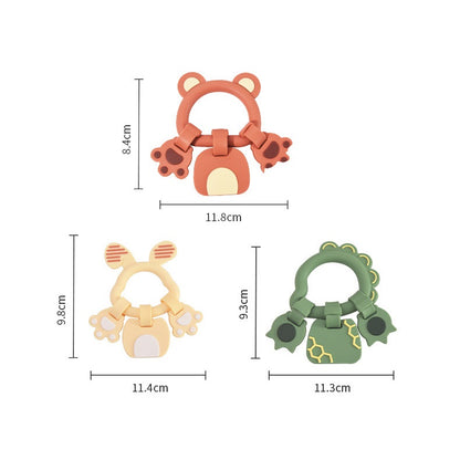 Silicone Teething Toy Animal Bracelet for Baby 3+ Months 2