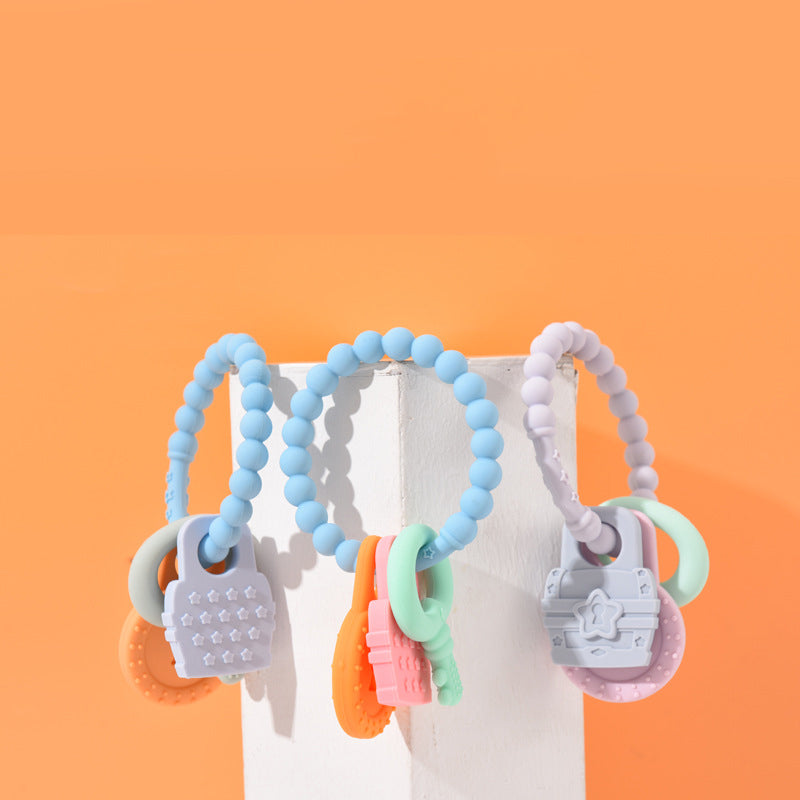 Silicone Teething Bracelet Baby Teether Toy for Infants 5