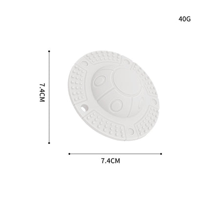 UFO Silicone Teething Toy with Bell for Baby 3+ Months 4