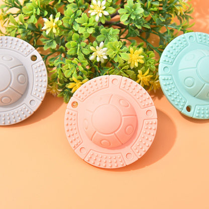 UFO Silicone Teething Toy with Bell for Baby 3+ Months 3