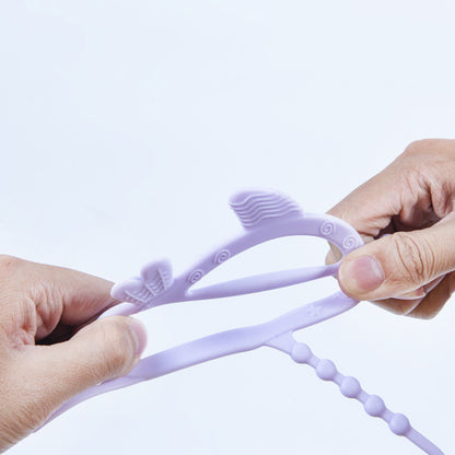 Silicone Whale Teething Toy Bracelet for Baby More Than 3 Months 3