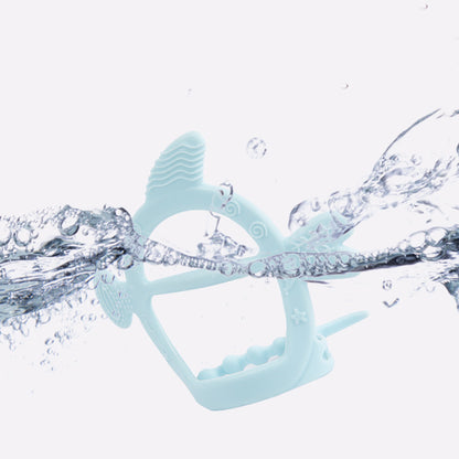 Silicone Whale Teething Toy Bracelet for Baby More Than 3 Months 2