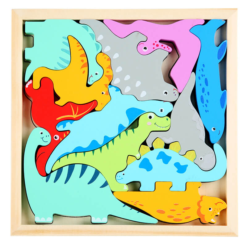 Wooden 3D Puzzle Educational Toy for Kids 10