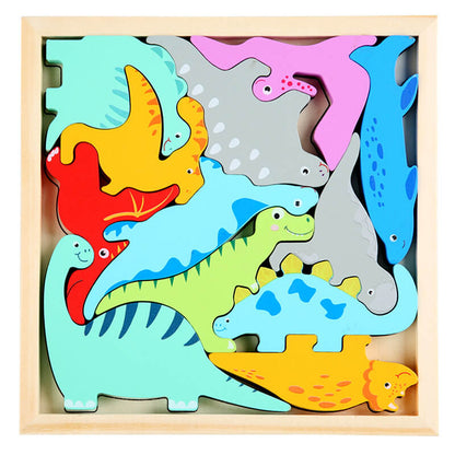Wooden 3D Puzzle Educational Toy for Kids 10