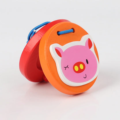 Wooden Castanets Kids Musical Instrument Educational Toy 16