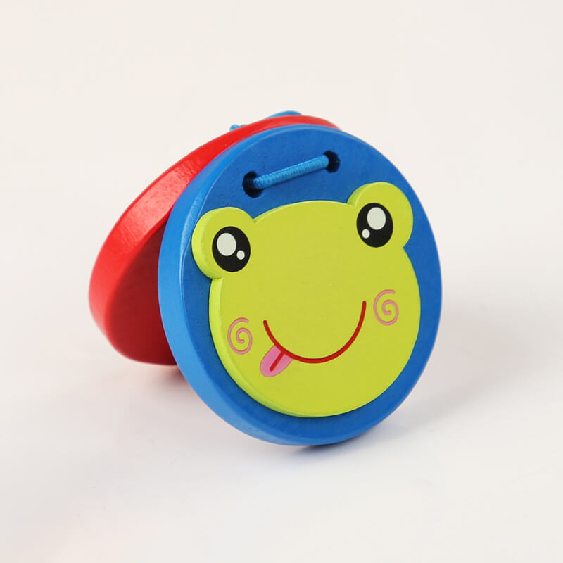 Wooden Castanets Kids Musical Instrument Educational Toy 18