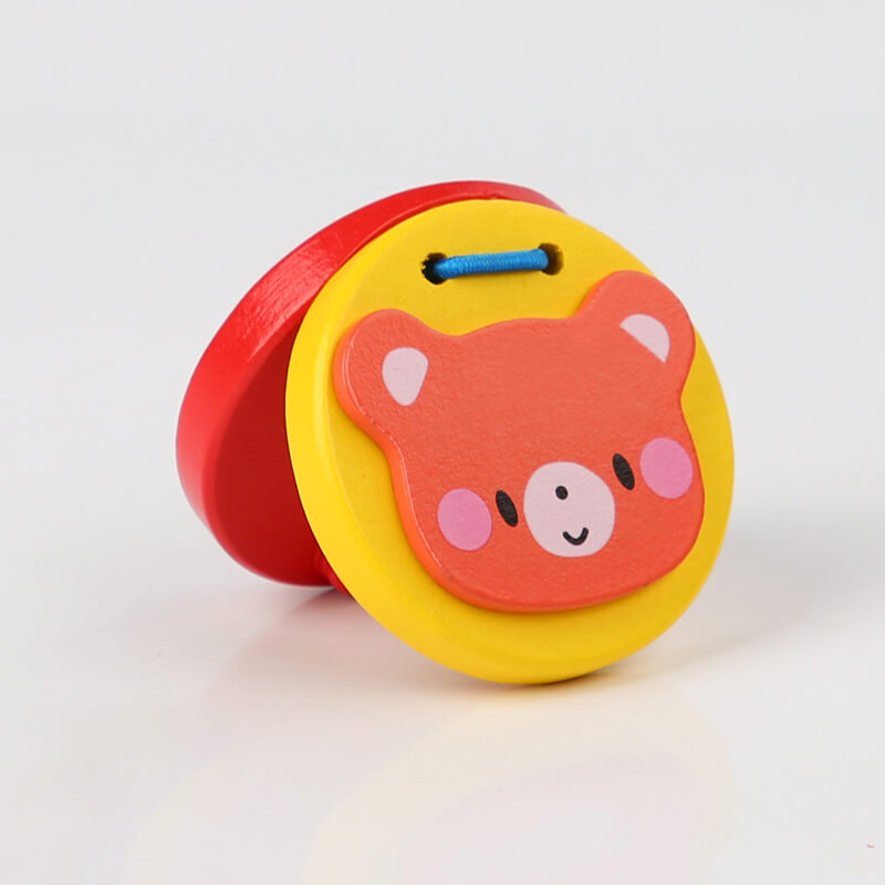 Wooden Castanets Kids Musical Instrument Educational Toy 14