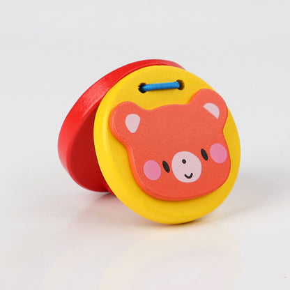 Wooden Castanets Kids Musical Instrument Educational Toy 14