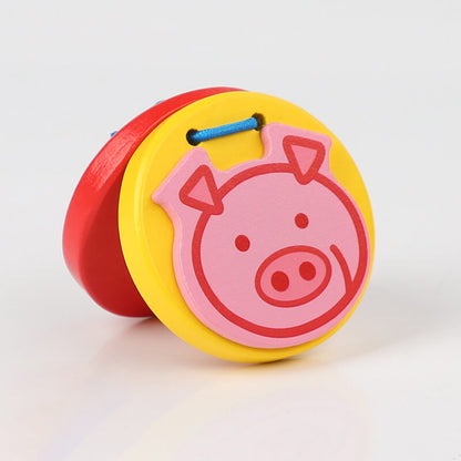 Wooden Castanets Kids Musical Instrument Educational Toy 15