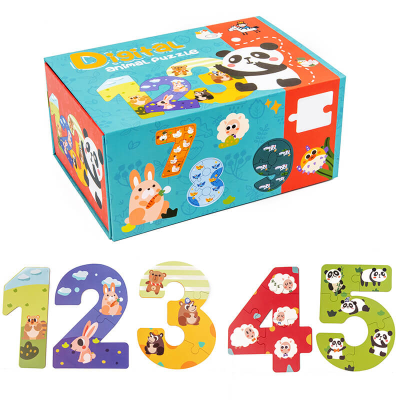 Alphabet Animal Wooden Puzzle Educational Toy for Kids 5