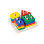 Wooden Geometric Pillar Building Blocks Montessori Educational Toy 7