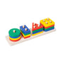 Wooden Geometric Pillar Building Blocks Montessori Educational Toy 8