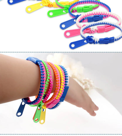 Silicone Zipper Bracelet Sensory Fidget Toy for Kids 3