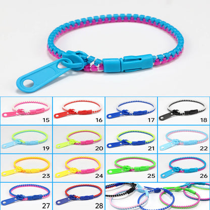 Silicone Zipper Bracelet Sensory Fidget Toy for Kids