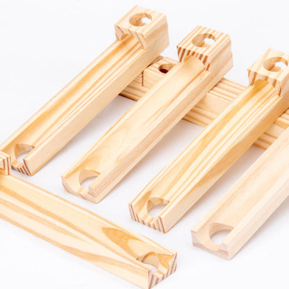 Wooden Marble Run Educational STEM Toy for Kids 8