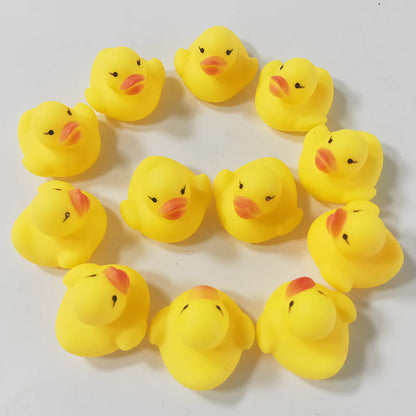 Yellow Floaty Rubber Duck Bath Toy for Babies and Toddlers 6