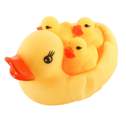 Yellow Floaty Rubber Duck Bath Toy for Babies and Toddlers
