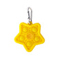 Silicone Star Pop It Fidget Spinner Toy with Keychain 8.1x6.2x3.7cm 10