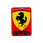 20pcs Silicone Focal Beads Horse Shield Logo Detail