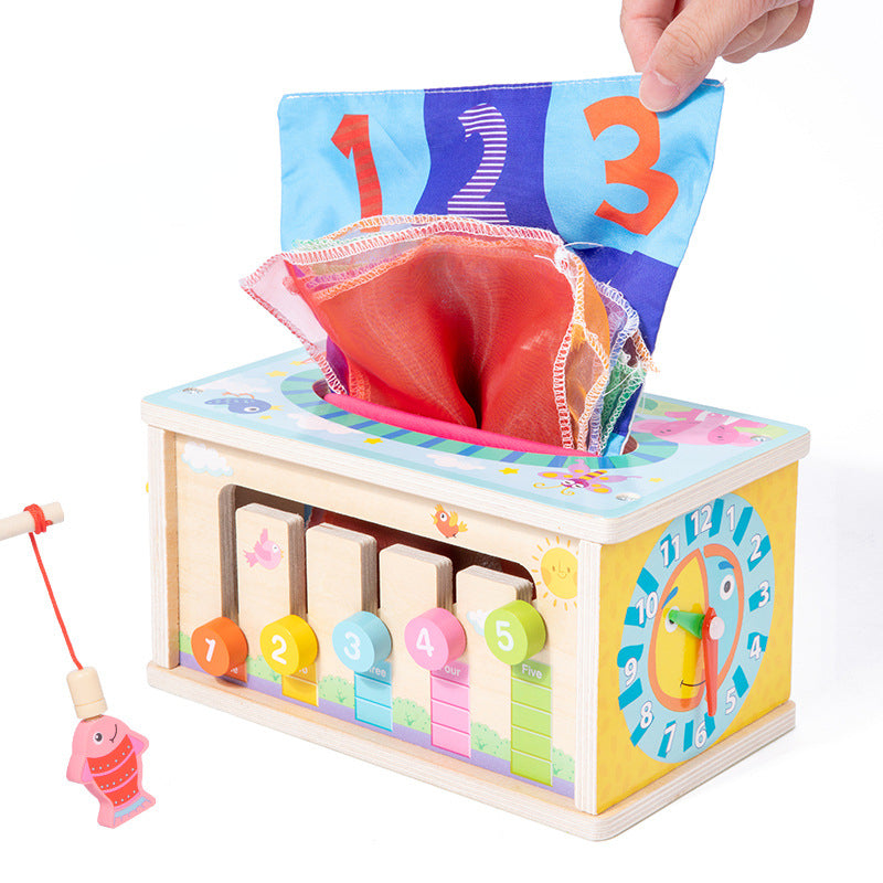 Wooden Montessori Toys Color Matching Pull Carrots for Toddlers 2