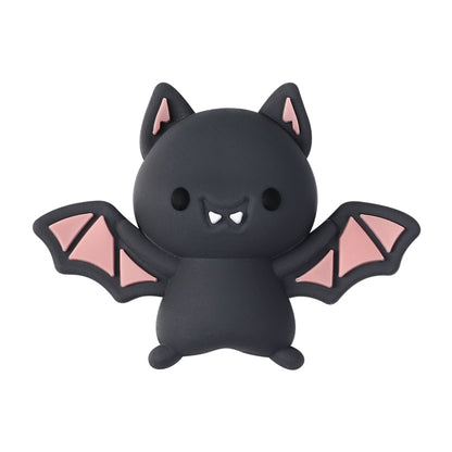 20Pcs Silicone 3D Focal Beads Halloween Themes Haunted House and Pumpkin Design 13