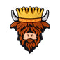 Silicone Focal Beads Seven Professions Highland Cattle Front Facing 19