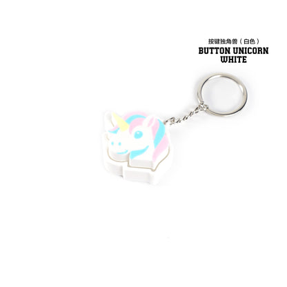3D Printed Animal Keychain Pop Button Fidget Toy 11