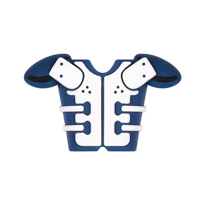 20Pcs Silicone 3D Focal Beads Color Olive Armor Front Facing 11