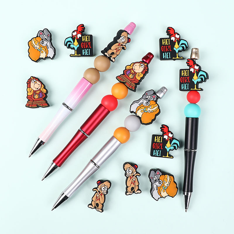 20Pcs Silicone Focal Beads Arabian Animal and Object Characters Assortment 7