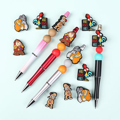 20Pcs Silicone Focal Beads Arabian Animal and Object Characters Assortment 7