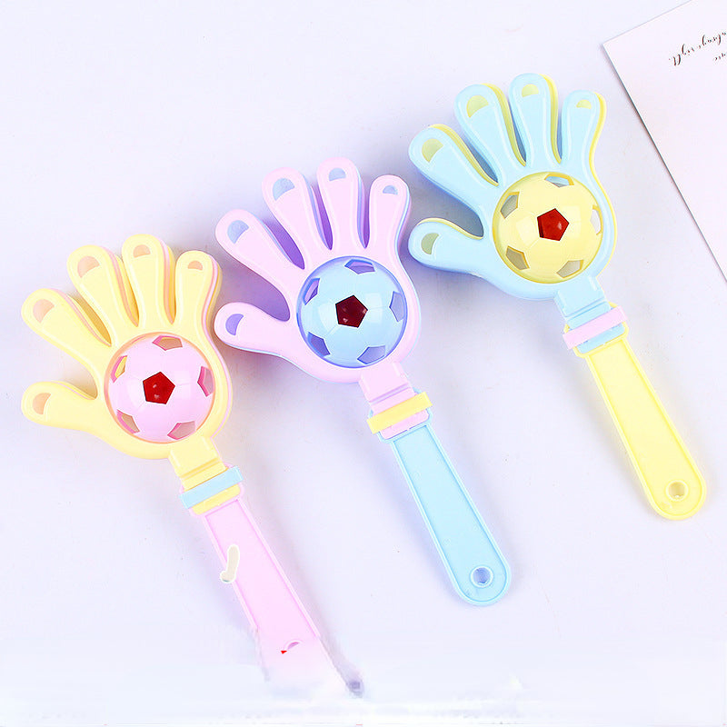 Plastic Football Rattle Musical Instrument Toy for Early Education