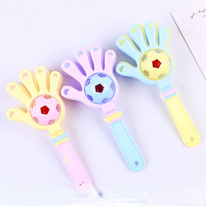 Plastic Football Rattle Musical Instrument Toy for Early Education