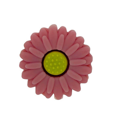 20Pcs Silicone Focal Beads Daisy Sunflower Front Facing Design 30