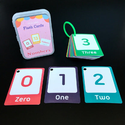 Educational Flash Cards Learning Toy Paper 63x88mm 15