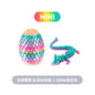 3D Printed Chinese Loong Dragon Egg Decoration Gift 22cm