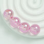 50pcs 16mm UV Finish Round Acrylic Beads Transparent DIY Bracelet Making 11