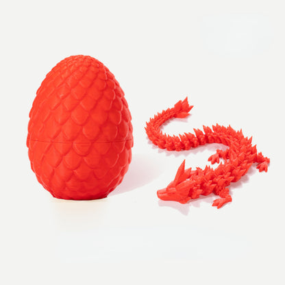 Dragon Egg 3D Printed Fidget Toy Articulated Flexible 17