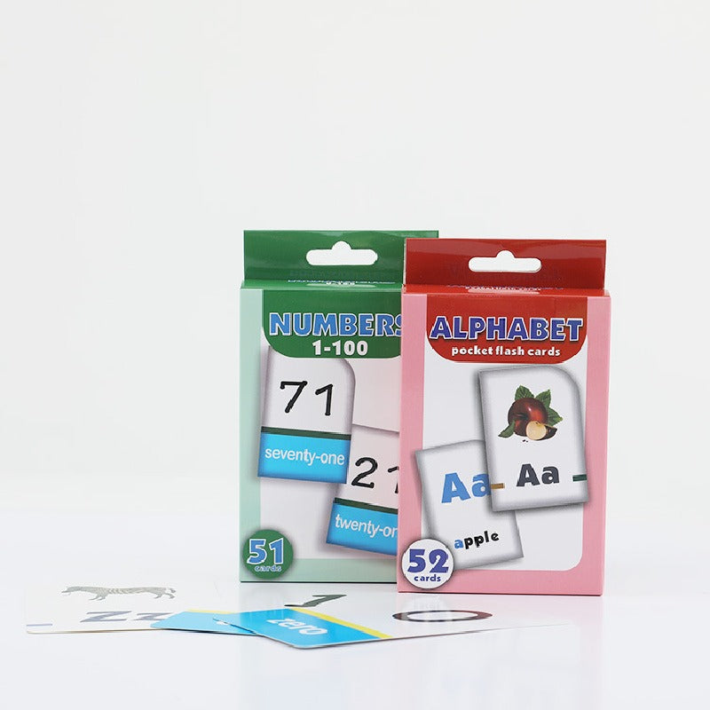 Educational Flash Cards English Alphabet and Numbers for Kids 2