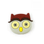 Silicone Focal Beads Cute Owl Front Facing Design 9