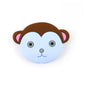 Silicone Focal Beads Cartoon Monkey Face Rounded Shape 9