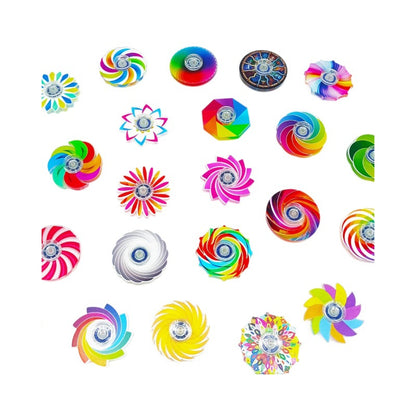 Acrylic Fidget Spinner Colorful Fingertip Stress Relief Toy 4