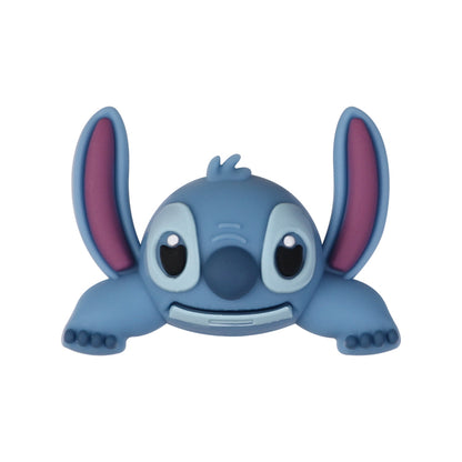20Pcs Silicone 3D Focal Beads Blue Alien Character Large Ears Half-Lying Posture 10
