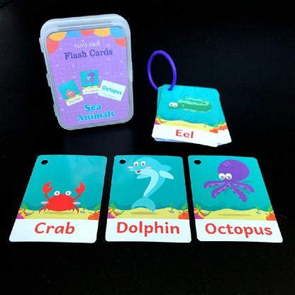 Educational Flash Cards Learning Toy Paper 63x88mm 14