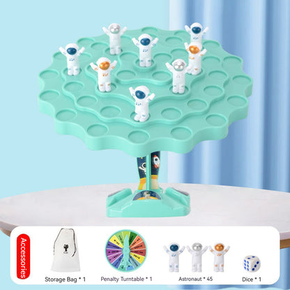 Plastic Balance Table Game Toy with Astronaut Battle Figures 3