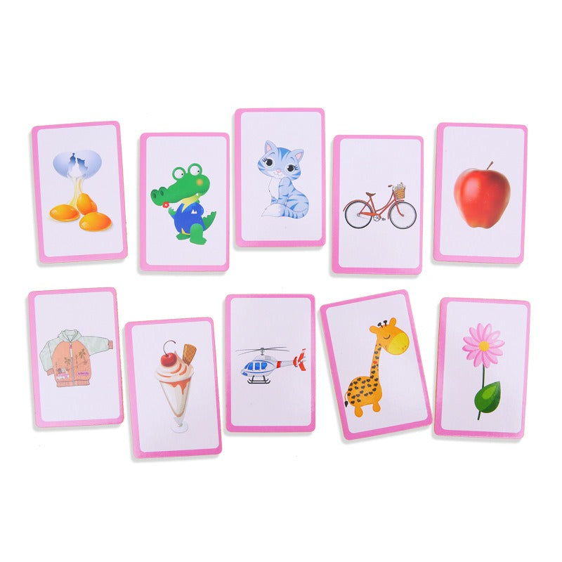 Educational Paper Flash Cards Early Learning Number and Letter Toy 3