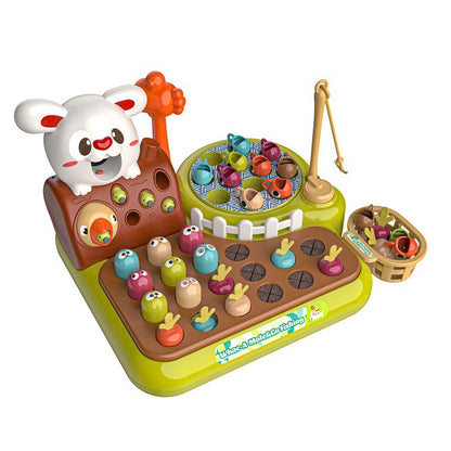 Plastic Educational Fishing and Whac-A-Mole Toy for Kids